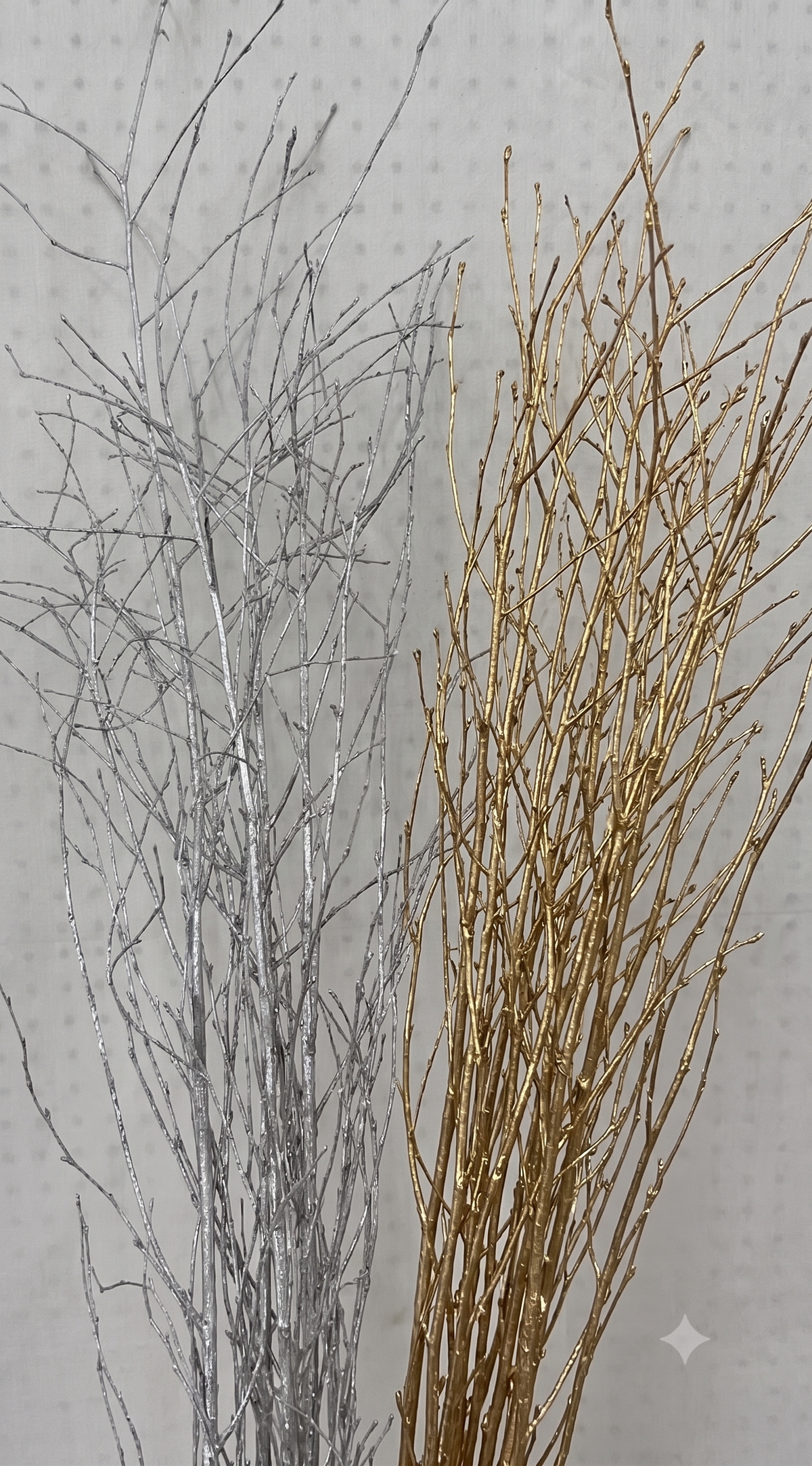 Birch Branches Gold/Silver