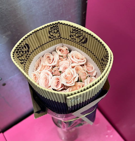 Rose Spray Pink Majolika
