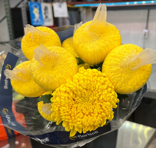 Mum Football Yellow